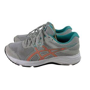 asics Women's GEL-Contend 8.5 Wide Width Running Sneakers Gray/Pink 1012a571